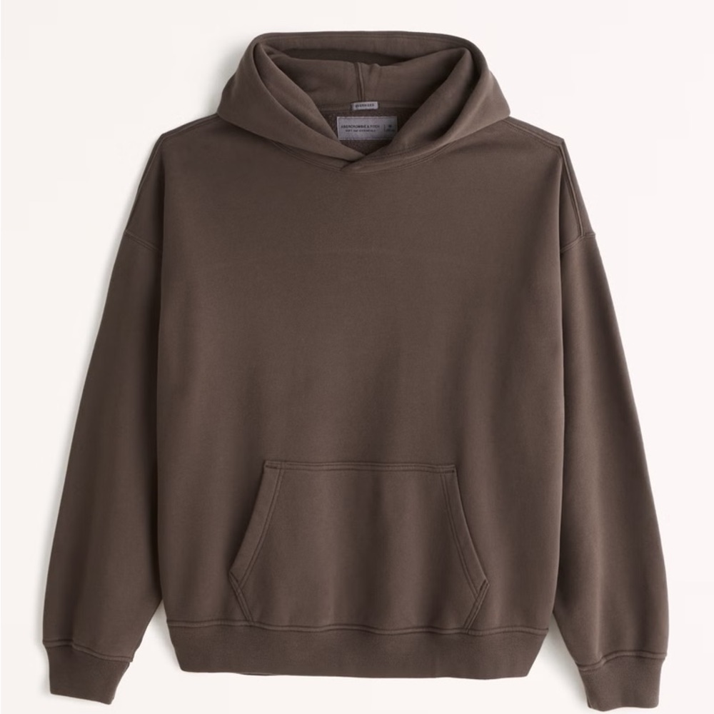 Abercrombie & Fitch Brown Essential Popover Hoodie